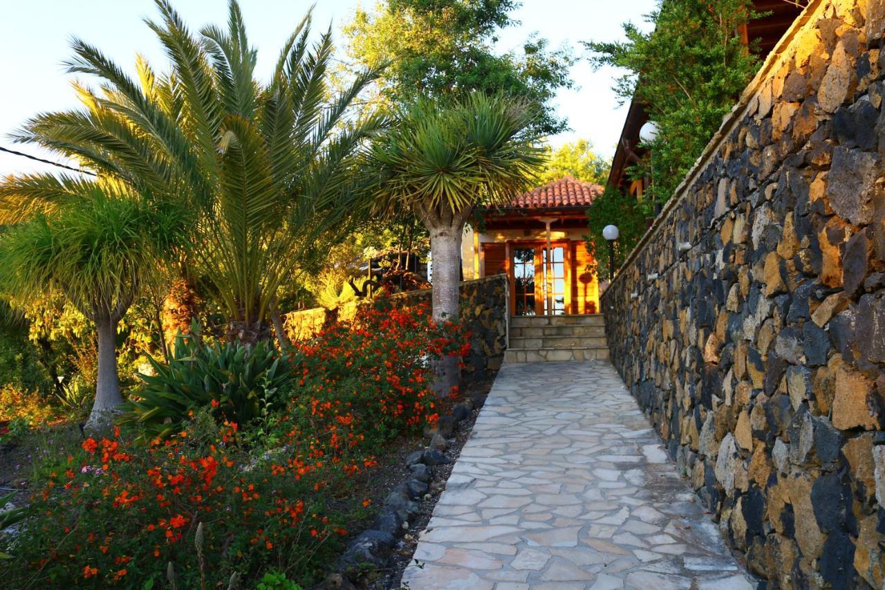 Feriendomizil Finca Tijarafe Mit Beheiztem, Abdeckbarem Pool Exteriör bild