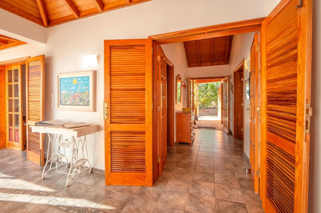Feriendomizil Finca Tijarafe Mit Beheiztem, Abdeckbarem Pool Exteriör bild