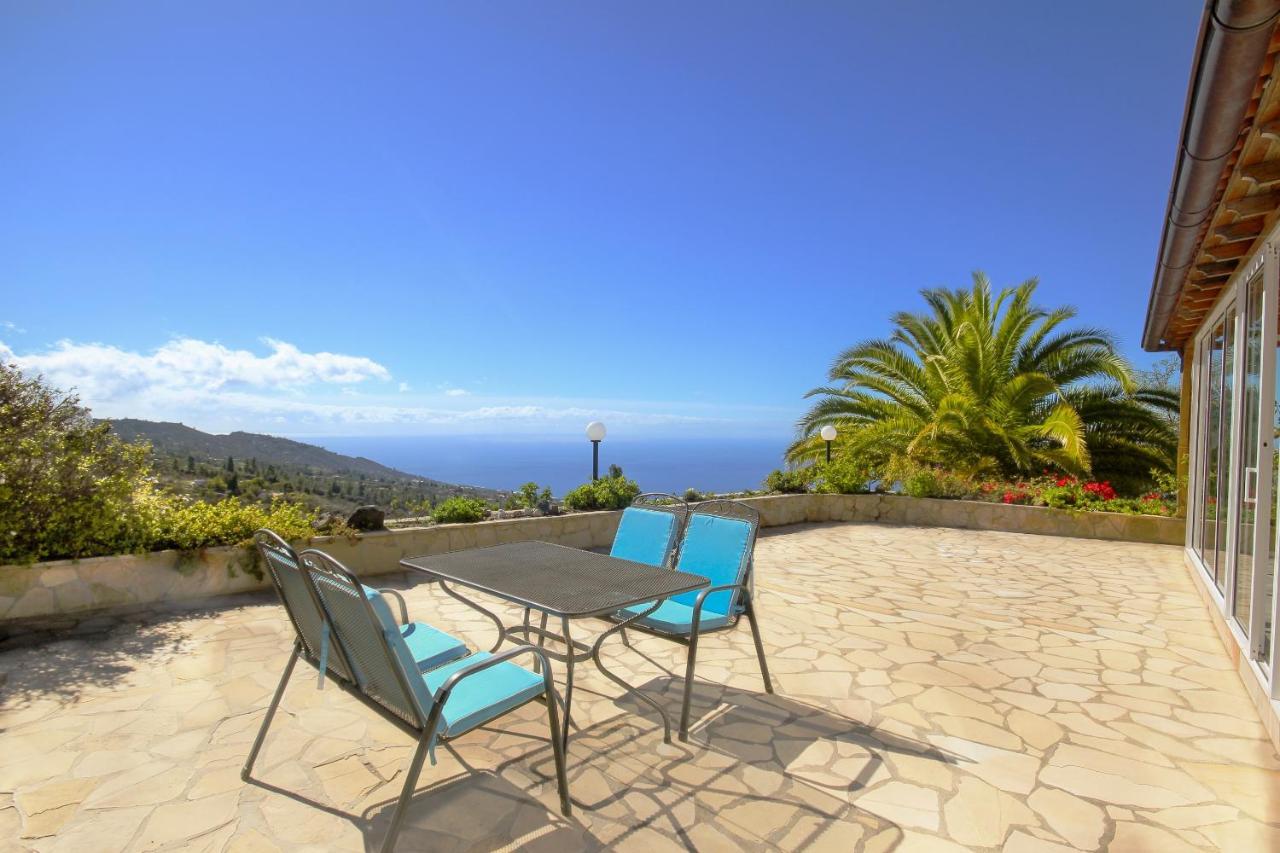 Feriendomizil Finca Tijarafe Mit Beheiztem, Abdeckbarem Pool Exteriör bild
