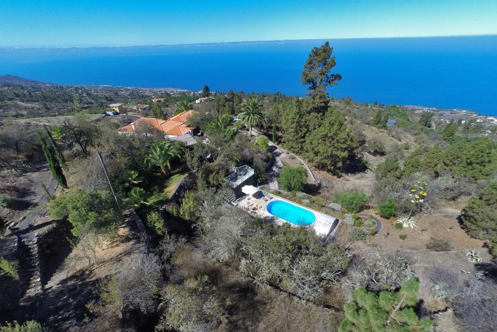 Feriendomizil Finca Tijarafe Mit Beheiztem, Abdeckbarem Pool Exteriör bild