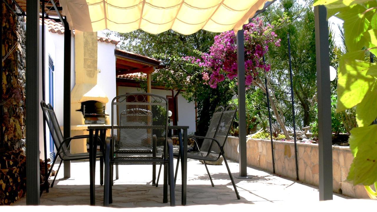 Feriendomizil Finca Tijarafe Mit Beheiztem, Abdeckbarem Pool Exteriör bild